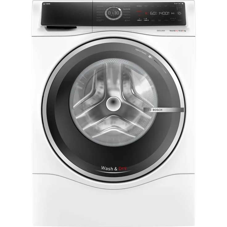 Bosch Serie 8 WNC254A90, Waschtrockner 10,5 kg/6 kg, 1400 U/min, Weiß (inkl. Lieferung zum Aufstellungsort)