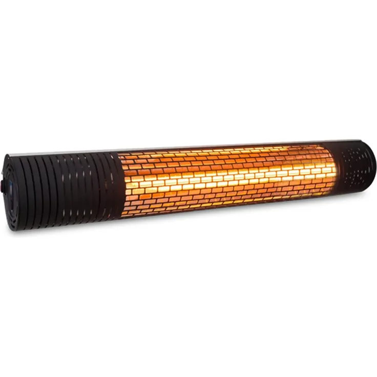 HECHT 3440 Infrarot Heizstrahler, 2000 W, für Räume bis 26 m², inkl. Aufhängungsmaterial und Fernbedienung