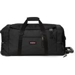 Eastpak Leatherface M+ Trolley Reisetasche, Schwarz, wasserfest, vegan, (69 l, M)