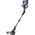 INSE Akku-Hand-und Stielstaubsauger 60 kPa kabellos, 1,2 l /50 Min., Akku-Stielstaubsauger in Silber