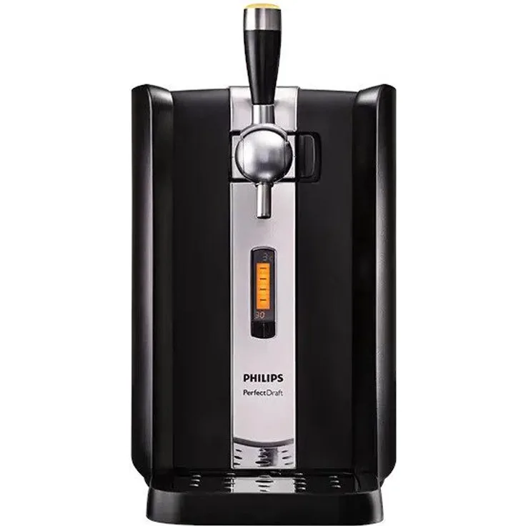 PerfectDraft Perfect Draft Philips Bierzapfanlage HD 3720/26, mit LCD-Anzeigedisplay, für 6 l Party Fässer, hygienisch reinigbar, 3°C Trinktemperatur