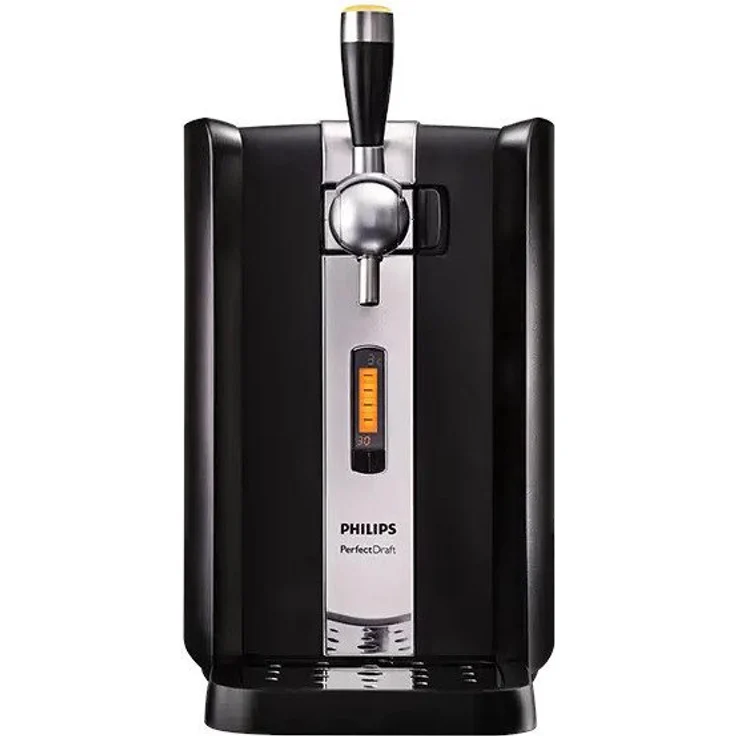 PerfectDraft Perfect Draft Philips Bierzapfanlage HD 3720/26, mit LCD-Anzeigedisplay, für 6 l Party Fässer, hygienisch reinigbar, 3°C Trinktemperatur