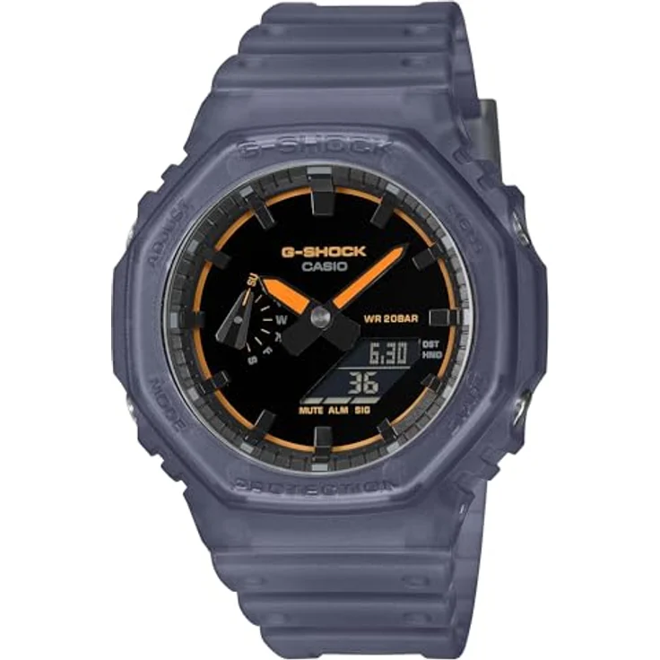 Casio G-Shock, Unisex Analog Digital Quarz Armbanduhr mit Stoppuhr, Alarm und 20 bar Wasserdichtigkeit, Blau/Schwarz – Bild 1