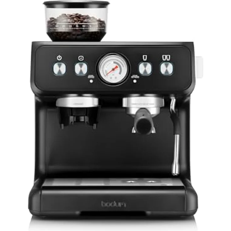 BODUM BISTRO Espressomaschine, kompakt und benutzerfreundlich, schwarz – Bild 2