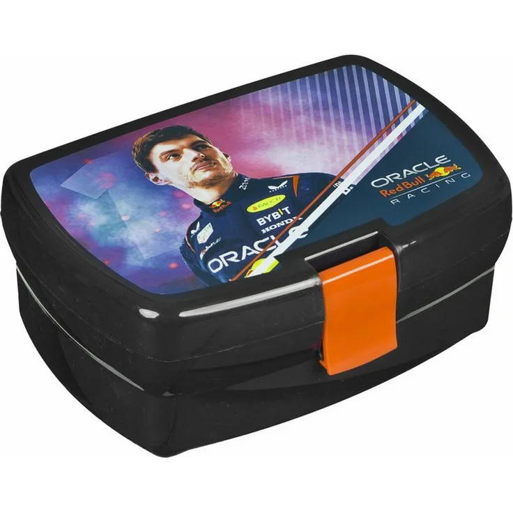Red Bull Lunchbox Max Verstappen, 630 ml Brotdose für Kinder und Fans, schwarz-blau
