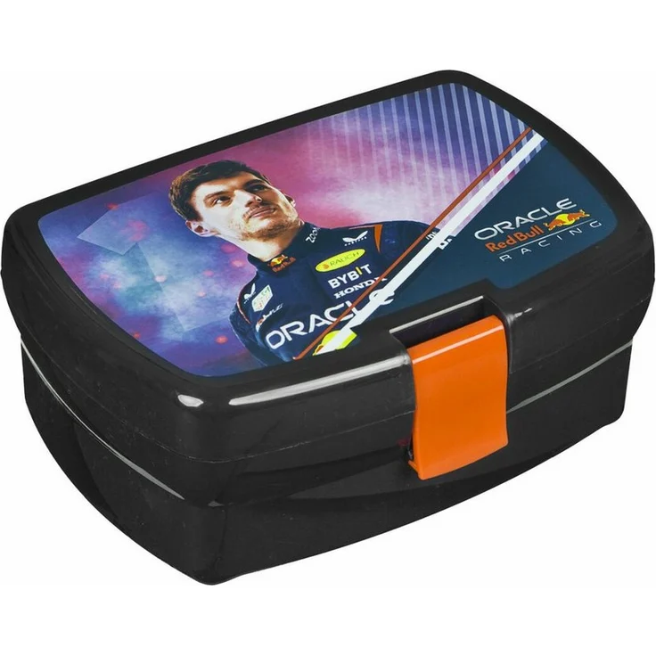Red Bull Lunchbox Max Verstappen, 630 ml Brotdose für Kinder und Fans, schwarz-blau
