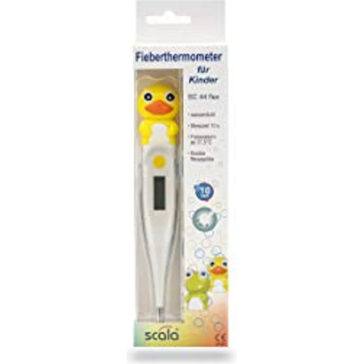 scala Digitales Fieberthermometer SC 44 flex Speed Ente, weiß – Bild 5