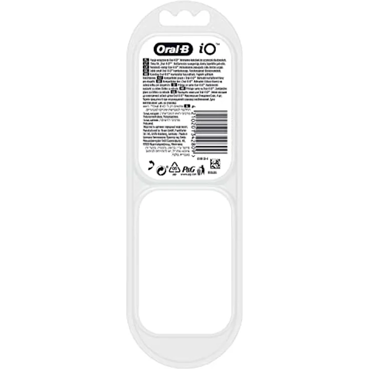 Oral-B iO Ultimate Clean Black Zebbürstenspitze, Packung mit 4 Stück – Bild 2
