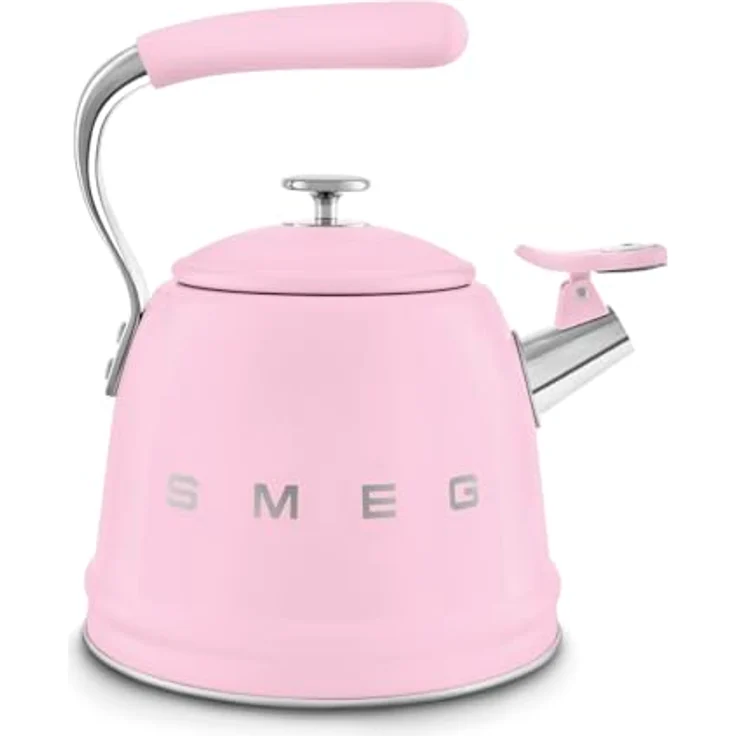 Smeg Wasserkocher WKF01PK Wasserkessel Cadillac Pink, 2,3 Liter Fassungsvermögen, 50er-Jahre-Design – Bild 3