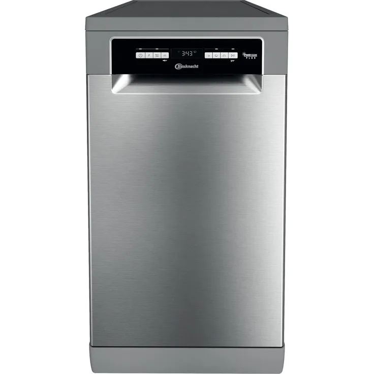 Bauknecht BKR FAS, Freistehender Geschirrspüler für 10 Maßgedecke, 45 cm, Edelstahl, Dynamic Intelligence mit ActiveDry
