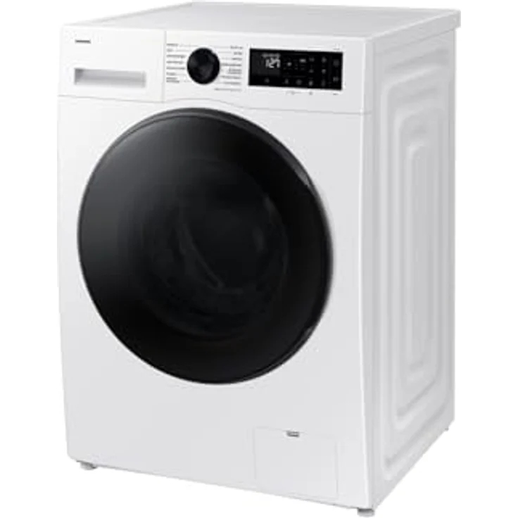 Samsung WD90DG5B15BE Waschtrockner, Freistehend, Frontlader, StayClean-Schublade, Air Wash-Technologie, Weiß D – Bild 3
