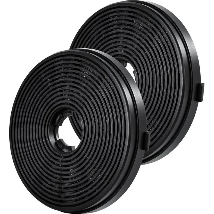 Levivo Aktivkohlefilter Austauschfilter für Dunstabzugshauben, 2 Stück, φ130x2,5 cm
