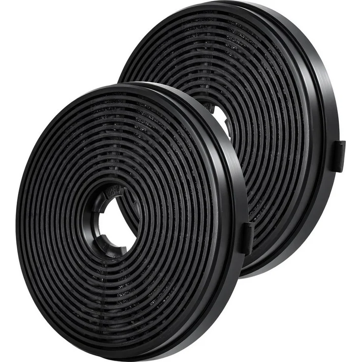 Levivo Aktivkohlefilter Austauschfilter für Dunstabzugshauben, 2 Stück, φ130x2,5 cm