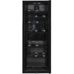 exquisit Getränkekühlschrank GKS240-GT-160C schwarz, Glastürkühlschrank mit 237 l Volumen