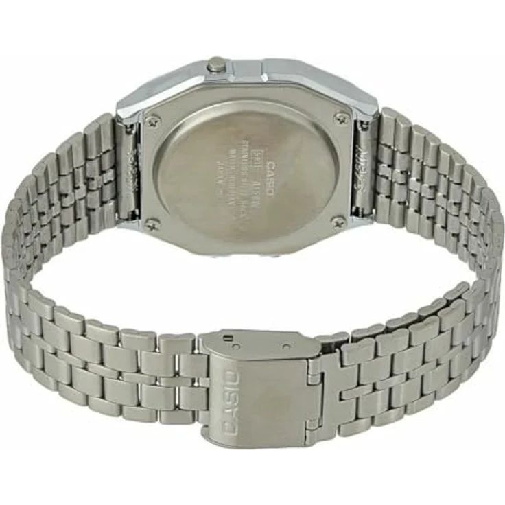 Casio Herren Uhr Vintage Reloj A159WA-N1, Wasserdicht, mit Mikro-Licht, Alarm und digitaler Stoppuhr – Bild 2