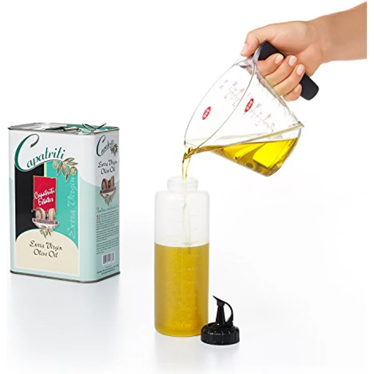 OXO Good Grips Mittelgroße Küchenchef Quetschflasche, Kunststoff, Transparent – Bild 7