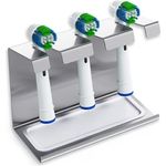 WIETRE 3er Edelstahl Aufsteckbürsten-Halter für Oral-B, iO, Philips