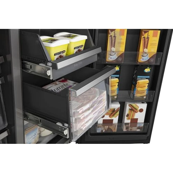 Hisense RQ760N4SBFE Cross Door Kühlschrank, 584 l freistehend mit Eis- und Wasserspender, Total No Frost, Multi-Air-Flow-System – Bild 6