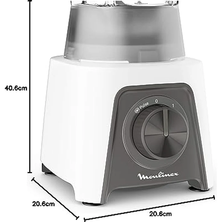 Moulinex LM2C0110 Standmixer 1,5L, 450 W, weiß – Bild 4