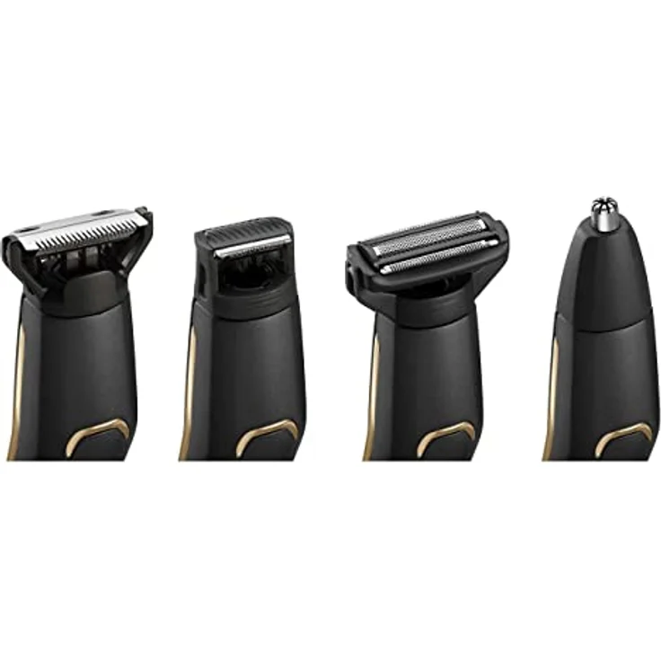 BaByliss MT860E 11in1 Multi Trimmer Kit Rasierer schwarz-bronze 60 Minuten Akkulaufzeit inkl. 10 Aufsätze und Aufbewahrungstasche – Bild 2