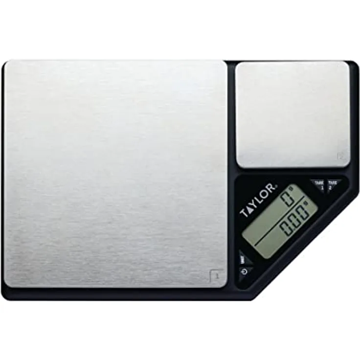 Taylor TYPSCALE5DP Pro Digital Food Scales with Dual Platform Design in Gift Box, Plastic