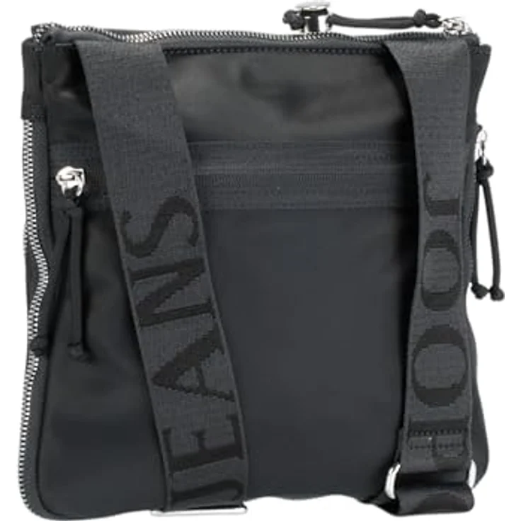 Joop! Jeans Lietissimo 1.0 Lilou Umhängetasche, 25 cm, schwarz, 100% Nylon mit Dehnfalte – Bild 3
