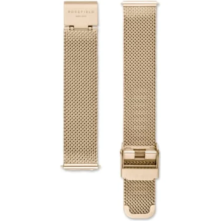 Rosefield The Tribeca Gold, Damenuhr 33 mm mit weißem Zifferblatt und goldenem Band, wasserdicht bis 3 ATM, inklusive Geschenkbox – Bild 2