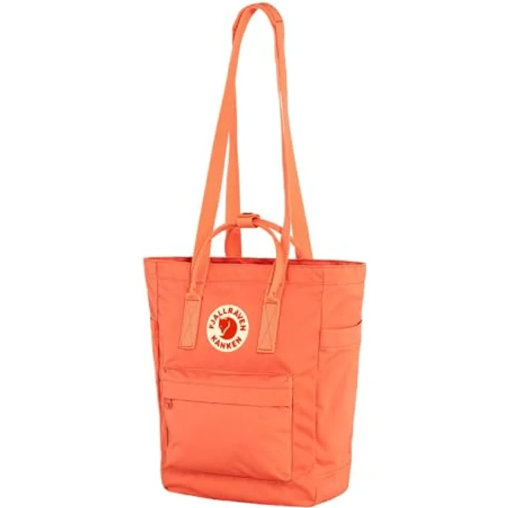 Fjällräven Kanken Totepack Umhängetasche, 27 cm, wasserabweisend, orange, Damen – Bild 3