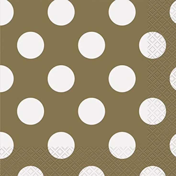 party-Platten durchstochen 22,8 cm 8 Stück gold-weiß – Bild 3