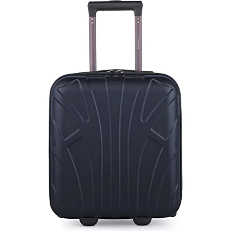 suitline Kleiner Koffer 45x36x20 cm, Easyjet Freigepäck Underseat Handgepäck, Bordgepäck Trolley leicht, 30 Liter, ABS Hartschale, Dunkelblau – Bild 3