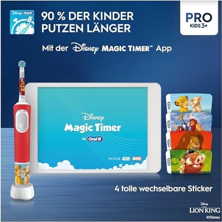 Oral-B Elektrische Zahnbürste Pro Kids König der Löwen – Bild 4