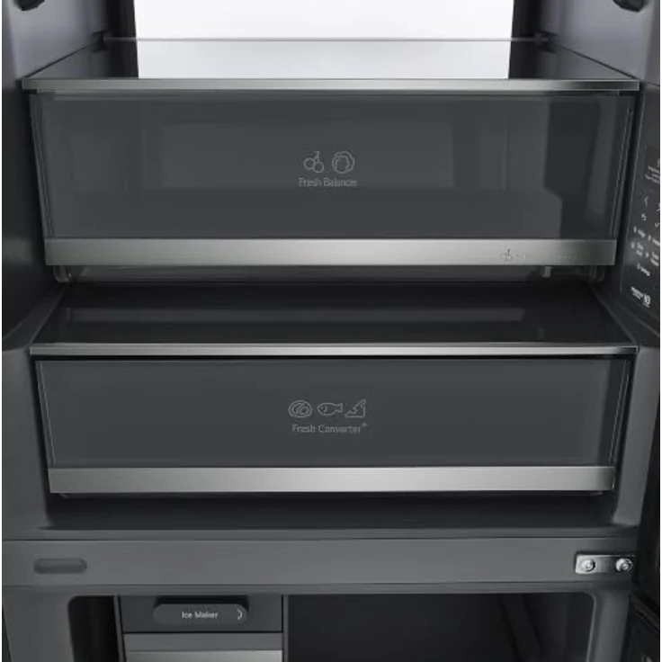 LG GBGW92GCEV, Kühl-Gefrierkombination mit 465 l, NoFrost, Fresh Zone Fach, Schwarz – Bild 32