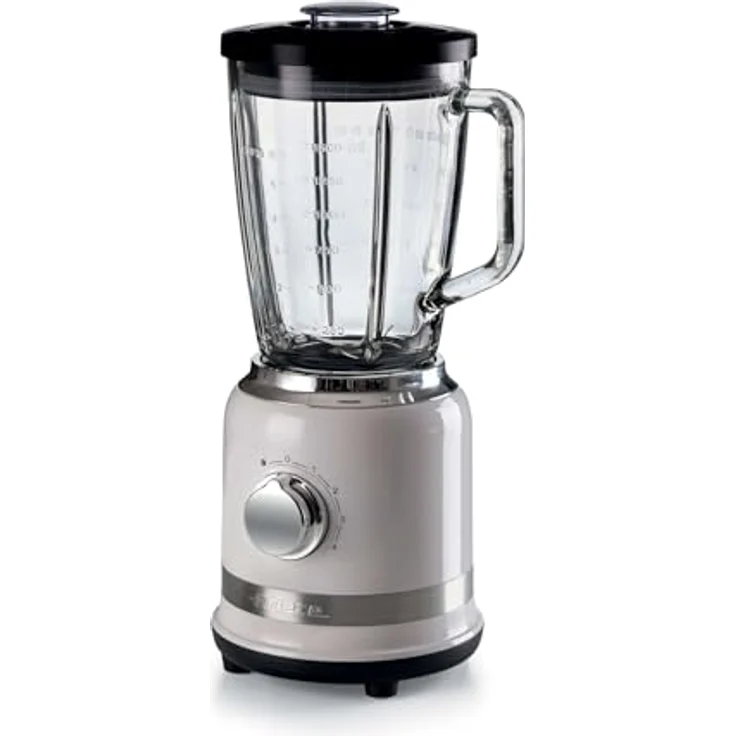 Ariete 0585 Moderna Standmixer, 1000 Watt, 1,5 Liter, Puls-Funktion, Eis-Crusher, weiß – Bild 2