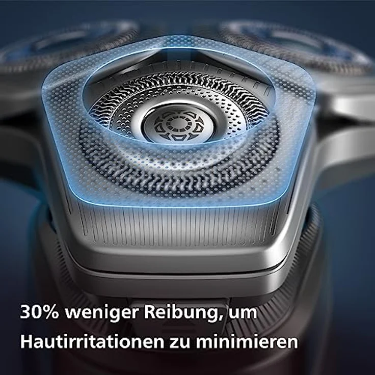 Philips Shaver Series 8000 – Elektrischer Nass- und Trockenrasierer für Herren mit ausklappbarem Trimmer, Ladestation & Reiseetui (Modell S8696/35) – Bild 5