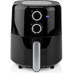 Nedis Heißluft Friteuse | 3 l | Timer: 30 min | Analog | Schwarz