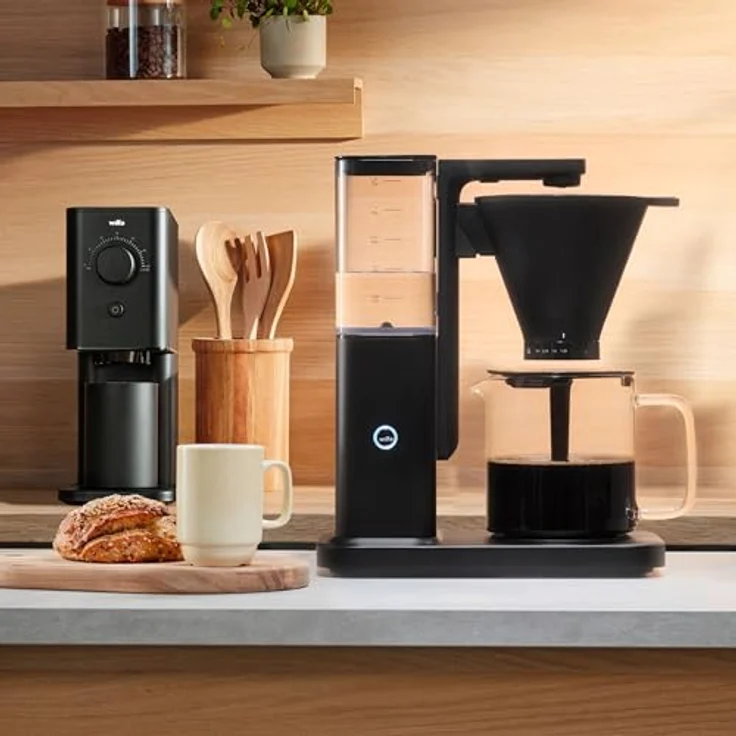 Wilfa Zense, Kaffeemühle mit 30 Mahlgraden und Stahlmahlwerken, Schwarz – Bild 7
