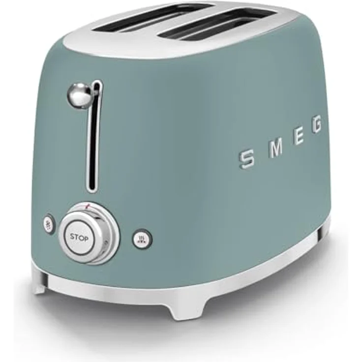 Smeg TSF01EGMEU Toaster 2 Scheiben Smaragdgrün matt – Bild 3