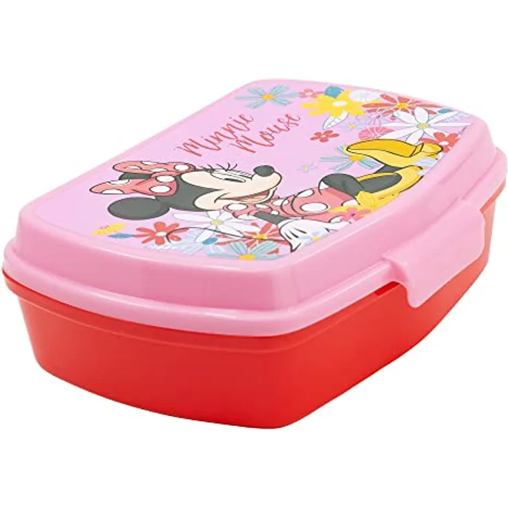 RECHTECKIGE BROTDOSE | MINNIE MOUSE MOUSE SPRING LOOK