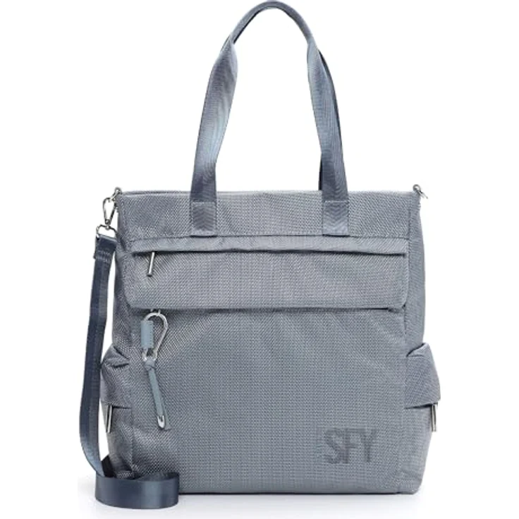 SURI FREY Shopper SFY SURI Sports Marry, hochwertiger Nylon Shopper mit Reißverschluss, zweifarbig, mit abnehmbarem Umhängeriemen und praktischen Seitentaschen – Bild 1