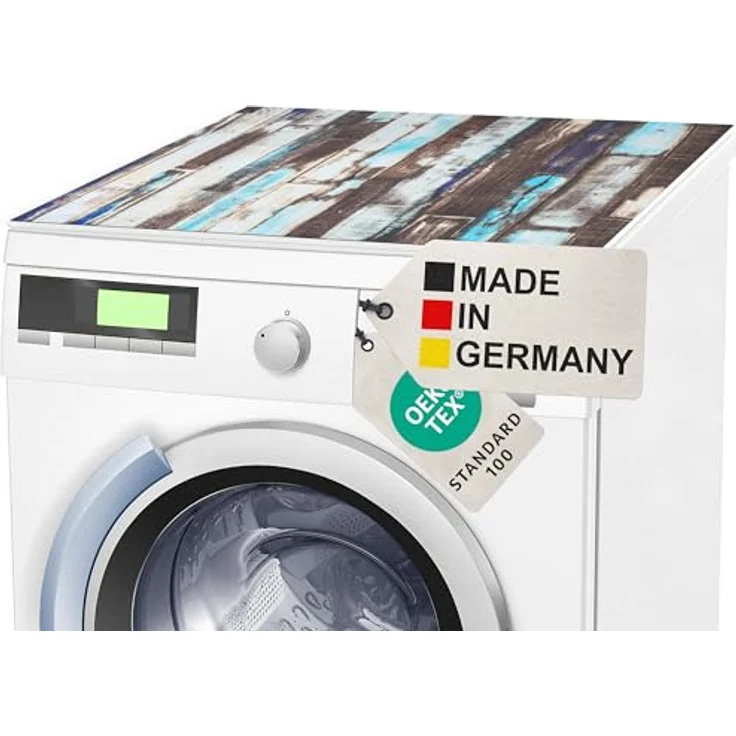 BAUHELD® Universal Waschmaschinen-Auflage [60x60cm] - Rutschfeste Vinyl-Beschichtung, zuschneidbar und waschbar bis 40°C, Made in Germany – Bild 1