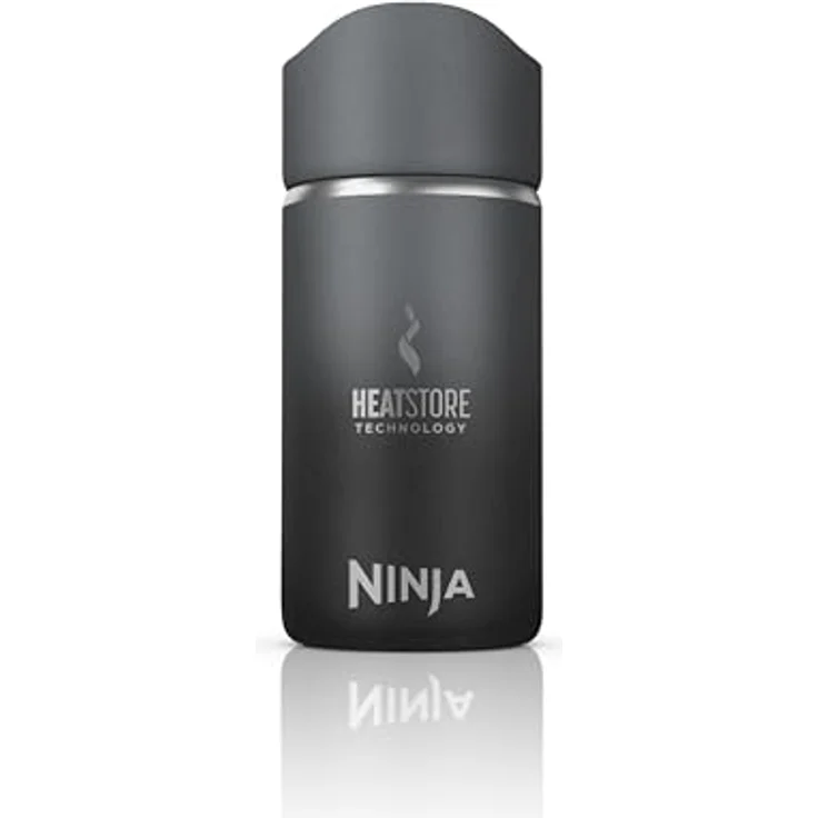 Ninja 300 ml Sip Perfect Trinkflasche für Heißgetränke, BPA-frei, spülmaschinenfest, langlebig, Schwarz, DW1203EUUKBK – Bild 1