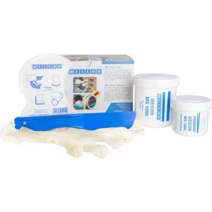 WEICON Gießharz MS 1000 200 g | Epoxidharz zum Gießen | mit Härter | transparent