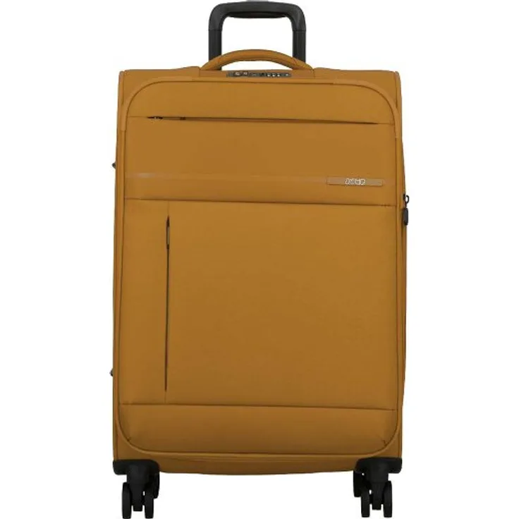 Jump Monthélys 4 Rollen Trolley 67 cm mit Dehnfalte, gelb, 100% Polyester, 43 x 26 x 67 cm