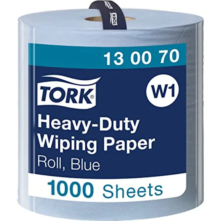 TORK 130070 Reinigungstücher, 2-lagig, extra stark, blau, wasser- und reißfest