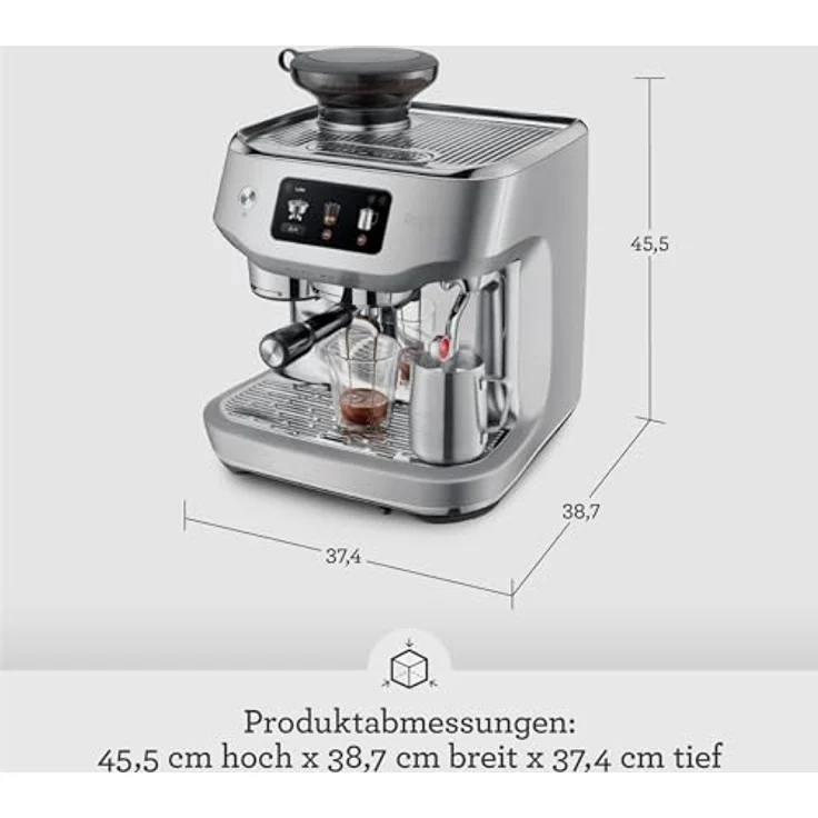 Sage SES995BSS4EEU1, Espressomaschine mit 2.3 L Wassertank und 1900 - 2300W Leistung, versandkostenfrei – Bild 6