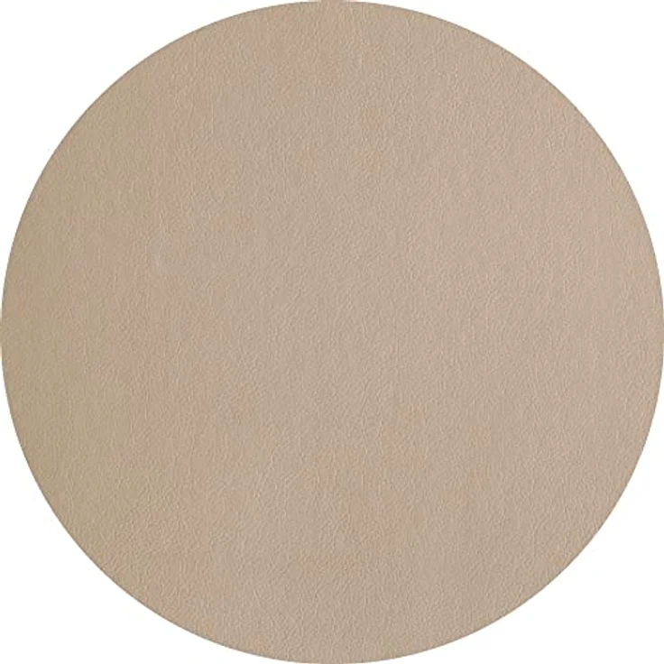 ASA Leder Tischset, PVC, beige, 38 cm – Bild 1