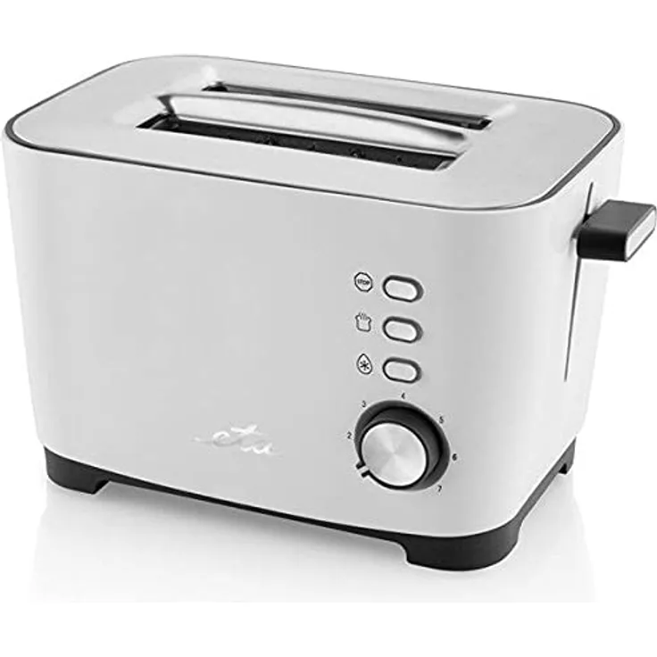 ETA Toaster Ronny - 800W, für 2 Scheiben, 7 Stufen von Erwärmung, Funktion-Auftauen