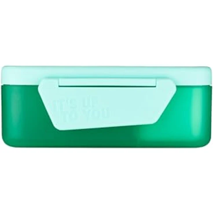 Satch Lunchbox Brotdose, Tritan, 1-tlg. mit Trennfach für Obst und Gemüse, farbenfroh – Bild 2