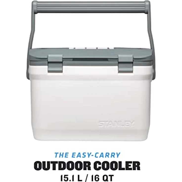 Stanley ADVENTURE COOLER passive Kühlbox, 15,1 l, mit Griff, Kühlleistung bis zu 36 Stunden, weiß – Bild 2
