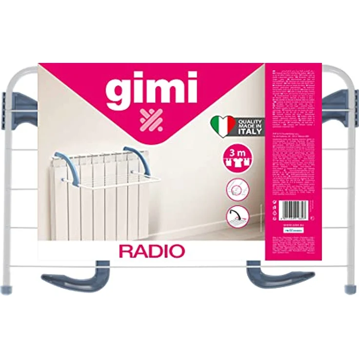 Vileda Gimi Radio Wäscheständer, weiß – Bild 6